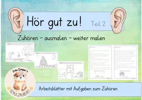Vorschau - Arbeitsblätter - Hör gut zu! Teil 2 - Deckblatt