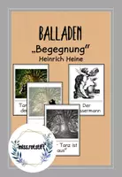 Vorschau - Präsentationen/Tafelbilder - Begegnung - Heinrich Heine - Balladen - Deckblatt