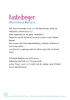 Vorschau - Mal- und Bastelvorlagen - Bastelbogen: Mobile "Warzenhexe Barbara" - Seite 1