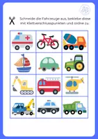 Vorschau - Stationenlernen - Klettmappe Fahrzeuge-Schattensuche - Seite 2