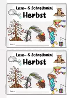 Vorschau - Arbeitsblätter - Freiarbeitsheft Lesen & Schreiben Deutsch Herbst Klasse 1 Freiarbeitsmaterial - Seite 1