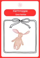 Vorschau - Stationenlernen - Klettmappe Weihnachten Geschenke - Deckblatt