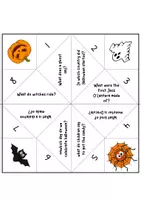 Vista previa - Hojas de trabajo - Halloween Cootie-Catcher (1º-6º Primaria) - página 2