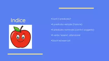 anteprima - Schede informative - Il Predicato Azione o Descrizione - Pagina 1