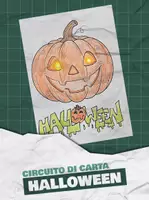 anteprima - Esperimenti - Circuito di carta - Zucca di Halloween - Pagina di copertina