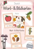 Vorschau - Spiele - Wort- & Bildkarten Herbst - Karten - Zuordnungskarten zum Herbst - Deckblatt