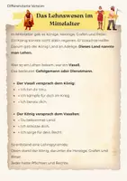 Vorschau - Arbeitsblätter - Herrschaft im Mittelalter: Das Lehnswesen im Mittelalter (+Fördermaterial) - Seite 2
