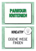 Vorschau - Unterrichtsreihen - Kriterienkarten Parkour – Orientierung & Bewertung im Sportunterricht - Seite 2