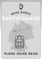 Vorschau - Arbeitsblätter - Projekt Reise durch Deutschland - Plane eine 10-tägige Reise - Deckblatt