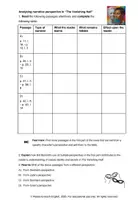 Vorschau - Arbeitsblätter - Analysing narrative perspective in "The Vanishing Half" (novel by Brit Bennett) - Seite 1