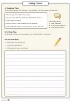 Vorschau - Arbeitsblätter - Making Friends – Reading Comprehension & Writing Task (A2–B1) - Seite 3