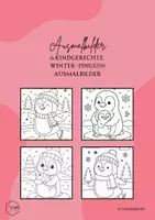 Vorschau - Mal- und Bastelvorlagen - Winter Pinguin Ausmalbilder - kostenlos - Deckblatt