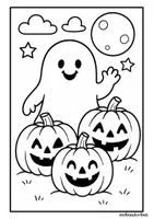 Vista previa - Manualidades / Dibujos para colorear - Halloween (Colouring pages) - página 2