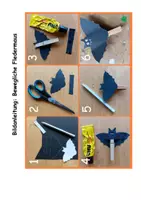 Vorschau - Mal- und Bastelvorlagen - Bewegliche Fledermaus mit Holzklammer (Hebel) - Halloween - Seite 2