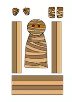 Vorschau - Mal- und Bastelvorlagen - Materialpaket Halloweenparty - Seite 1