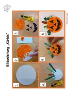 Vorschau - Mal- und Bastelvorlagen - Kürbis Halloween - Anleitung und Vorlage - Seite 2