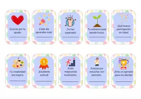 Vista previa - Refuerzo / NEE / Materiales de apoyo - Tarjetas refuerzo positivo - Motiva la autoestima - página 2