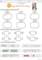 Vorschau - Arbeitsblätter - Eingangsdiagnostik Mathematik Klasse 1 - Seite 1