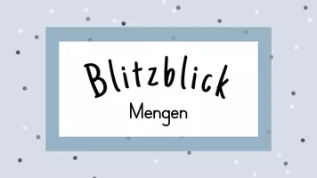 Vorschau - Präsentationen/Tafelbilder - Präsentation Blitzblick Mengen - Seite 1