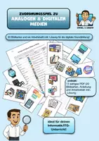 Vorschau - Stundenentwürfe - DGB: Zuordnungsspiel analoge und digitale Medien - Deckblatt