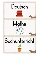 Vorschau - Poster - Klassenraum Tagestransparenz Stundenplan Dackel - Seite 2