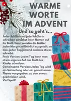 Vorschau - Spiele - Warme Dusche als Adventskalender (blanko) - Seite 1