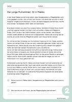 Vorschau - Arbeitsblätter - iruBildung-Material-02 Der junge Muhammed ﷺ in Mekka - Seite 2