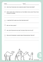Vorschau - Arbeitsblätter - iruBildung-Material-03 Muhammeds ﷺ trennung von der Mutter - Seite 2