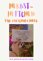 Vorschau - Arbeitsblätter - Herbst-Heftchen für Vorschulkinder 🎃🍂 - Deckblatt