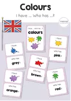 Vorschau - Spiele - Colours: I have Who has (Lesespiel) - Deckblatt