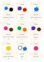 Vorschau - Spiele - I have ... Who has ... - colours - Seite 3