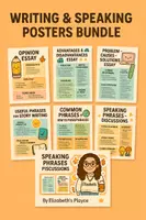 Προεπισκόπηση - Εργασία τάξης/τεστ - Posters Writing and paraphrasing - Εξώφυλλο