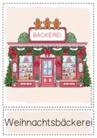 Vorschau - Bildkarten - Weihnachtslied: In der Weihnachtsbäckerei Flashcards (creme) - Seite 2