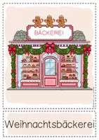 Vorschau - Bildkarten - Weihnachtslied: In der Weihnachtsbäckerei Flashcards (creme) - Seite 3