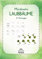 Vorschau - Arbeitsblätter - Minibook Laubbäume - 4 Vorlagen - Deckblatt