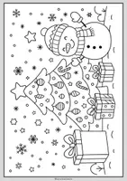 Vorschau - Unterrichtsreihen - Ausmalbilder WEIHNACHTEN #3 (7 Vorlagen) - Seite 2