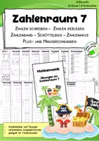 Vorschau - Arbeitsblätter - Zahlenraum 7 – Addition und Subtraktion in Klasse 1 - Deckblatt