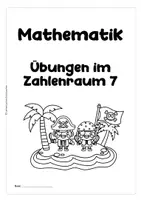 Vorschau - Arbeitsblätter - Zahlenraum 7 – Addition und Subtraktion in Klasse 1 - Seite 3