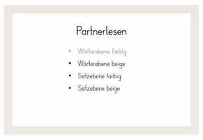 Vorschau - Arbeitsblätter - Partnerlesen Karibu | Wörter und Sätze Klasse 1 und 2 - Seite 1
