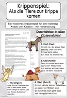 Vorschau - Text - Krippenspiel: Als die Tiere zur Krippe kamen (Kl. 1-4) - Deckblatt