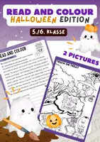 Vorschau - Arbeitsblätter - Halloween, Read and colour - Ausmalbild | Englisch, Klasse 5./6. - Deckblatt