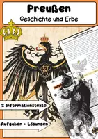 Vorschau - Arbeitsblätter - Preußen Geschichte und Erbe - Deckblatt