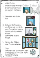 Vorschau - Arbeitsblätter - Fensterbilder Herbst Tiere am Fenster | Bastelideen mit Transparentpapier & Öleffekt | Fensterdeko für Kinder & Grundschule - Seite 2