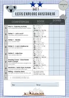 Vorschau - Arbeitsblätter - Checkliste Exploring Australia – Orange Line 5 Unit 1 (differenziert) - Seite 2