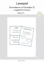 Vorschau - Spiele - Lesespiel: Nominalisieren mit Nachsilben Version 2 - Deckblatt