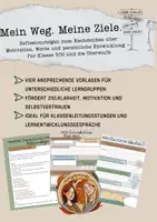 Vorschau - Arbeitsblätter - Reflexionsbögen zu Zielen, Motivation und Werten – Klasse 9/10 & Oberstufe - Deckblatt