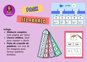 Vista previa - Juegos / Gamificación - Conciencia fonológica 2. Silabario - Portada