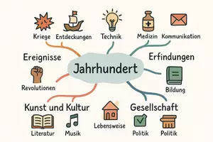 Vorschau - Arbeitsblätter - Lernposter + Arbeitsblatt "Jahrhundert" + Onlineübung & MP3 + Mindmap + Infografik - Seite 3