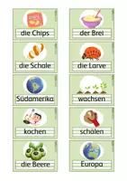 Vorschau - Bildkarten - Lernwörter / Karteikarten zur Kartoffel - Seite 2