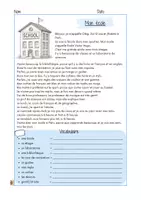 Vorschau - Unterrichtsreihen - Lis avec moi ! Mon école | Lecture, compréhension, vocabulaire et grammaire Français A1-A2 - Seite 1